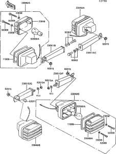 AR50 Задний фонарь