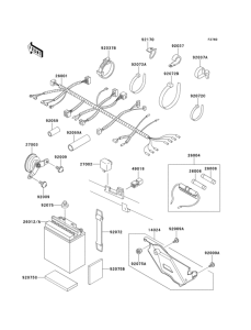 KMX125 Электрика
