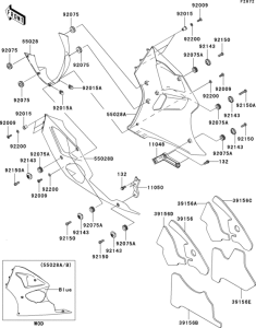 ZX600 Cowling lowers(1 / 2)