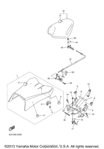FZS10VC Сиденье