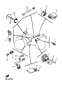 WR250R Equipo electrico