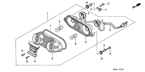 NSR125R Taillight unit ass`y