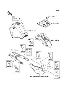 KL650 Лейбл предостережения