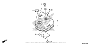  Крышка головки цилиндров