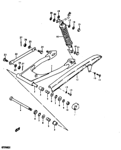 GT200 Маятник задний