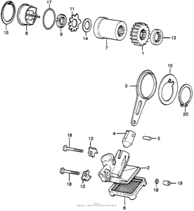  Oil filter + oil pump