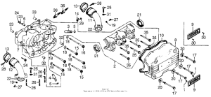 GL1000 Левая головка цилиндров