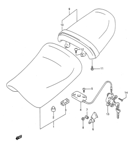 GSF400 Пружина