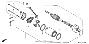 VTX1800R2 Стартер