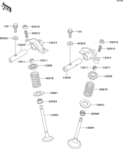 BN125 Клапана