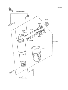 ZX600 Амортизатор