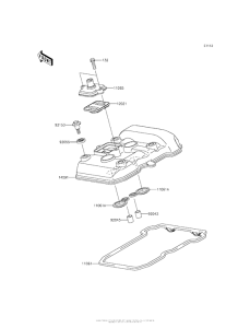 EX300 Крышка головки цилиндров