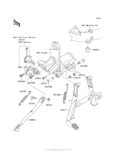 ZG1400 Подножка