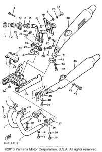 XVZ12TK Выхлопная система
