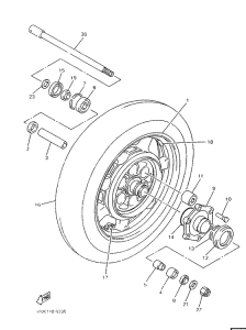 XVZ1300A Переднее колесо
