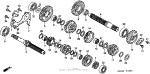 VT750CD Трансмиссия