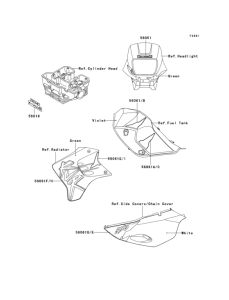 KL650 Decals(kl650-c6)