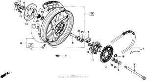  Переднее колесо