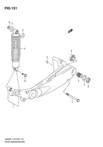 AN650 (ABS) Маятник задний