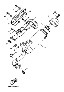 YQ100 Выхлопная система