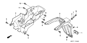 FMX650 Заднее крыло