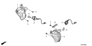 NSS250 (ABS) Front winker