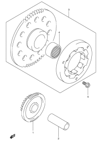 VL250 Муфта стартера