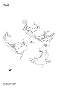 VZR1800 Frame body cover