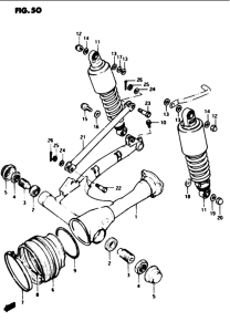 GS1100 Маятник задний
