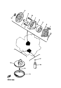 XJ600S Маслонасос