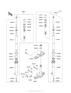  Передняя вилка