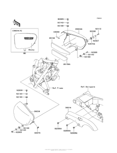 EJ800 Side Covers / chain Cover (Acfa)