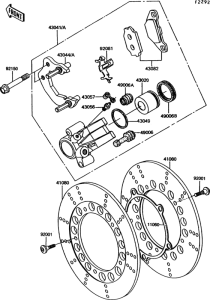 EX305 Передние тормоза