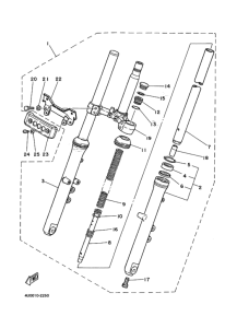 RZ350 ﾌﾛﾝﾄﾌｵｰｸ
