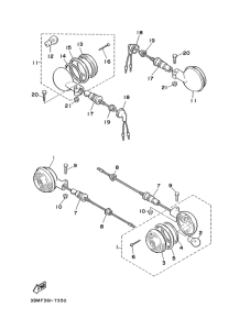 XV535 Поворотники
