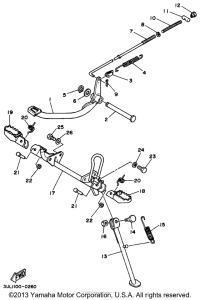 RT100H Stand - footrest