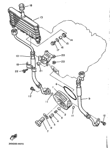 XJ600H (53KW) Масляный картер
