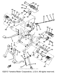 XS400SH Подножки