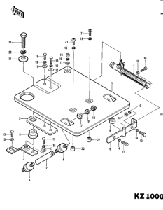 KZ1000 Багажник