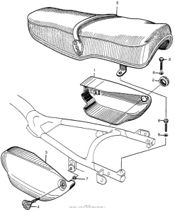 CL72 Air cleaner case + seat