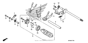 NT700V (ABS) Вилка переключения передач