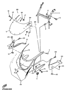 TZR50 Cupula carenado