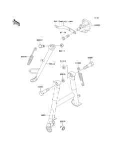 EX250 Подножка