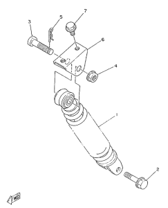 YA50R Задняя подвеска