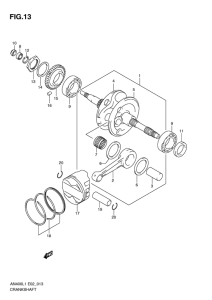 AN400 Вал коленчатый