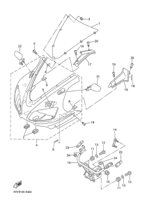 YZF-R1 Обтекатель 1