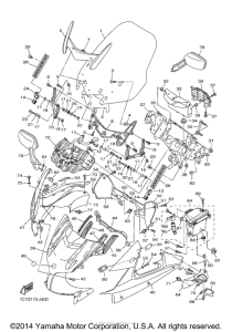 FJR13AZCS Обтекатели