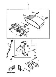 EW50 Taillight unit ass`y