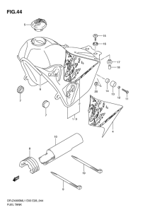DR-Z400 Tank fuel