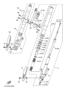 XV17PCR Передняя вилка